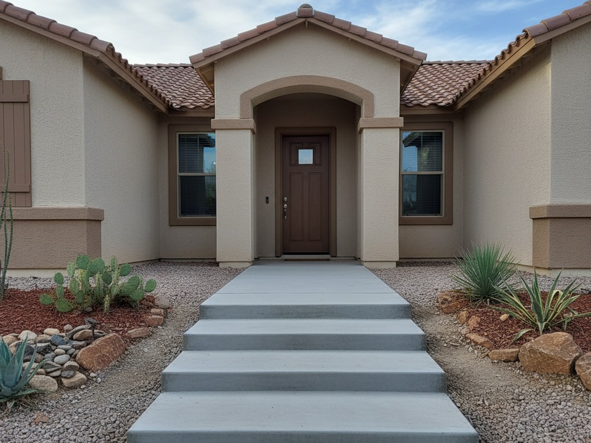 Concrete Steps & Porches completed by Premium Concrete Solutions in Post, TX
